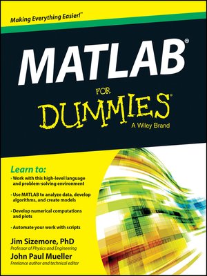 cover image of MATLAB for Dummies